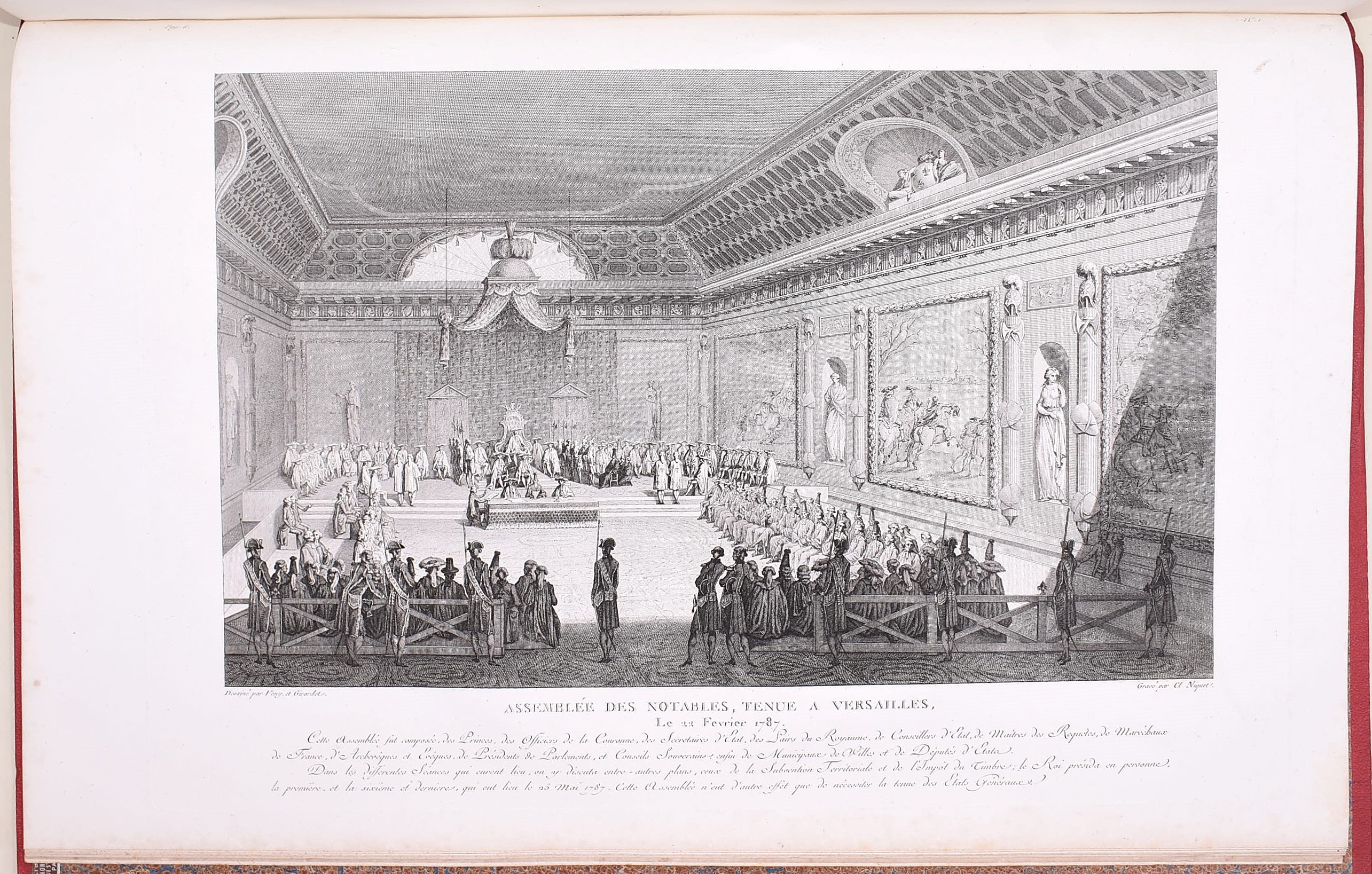 Paris, 1804, Collezione completa dei «Tableaux historiques de la Révolution française», 3 volumi ...