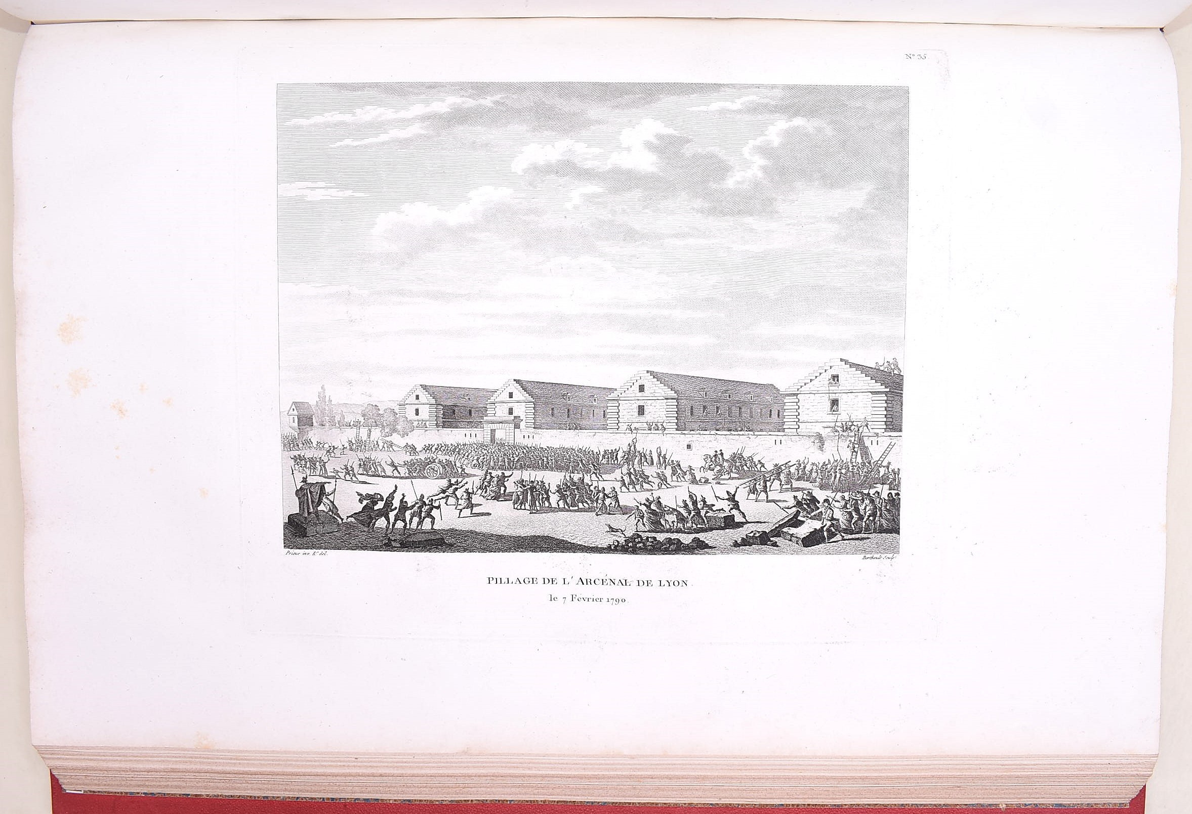 Paris, 1804, Collezione completa dei «Tableaux historiques de la Révolution française», 3 volumi ...