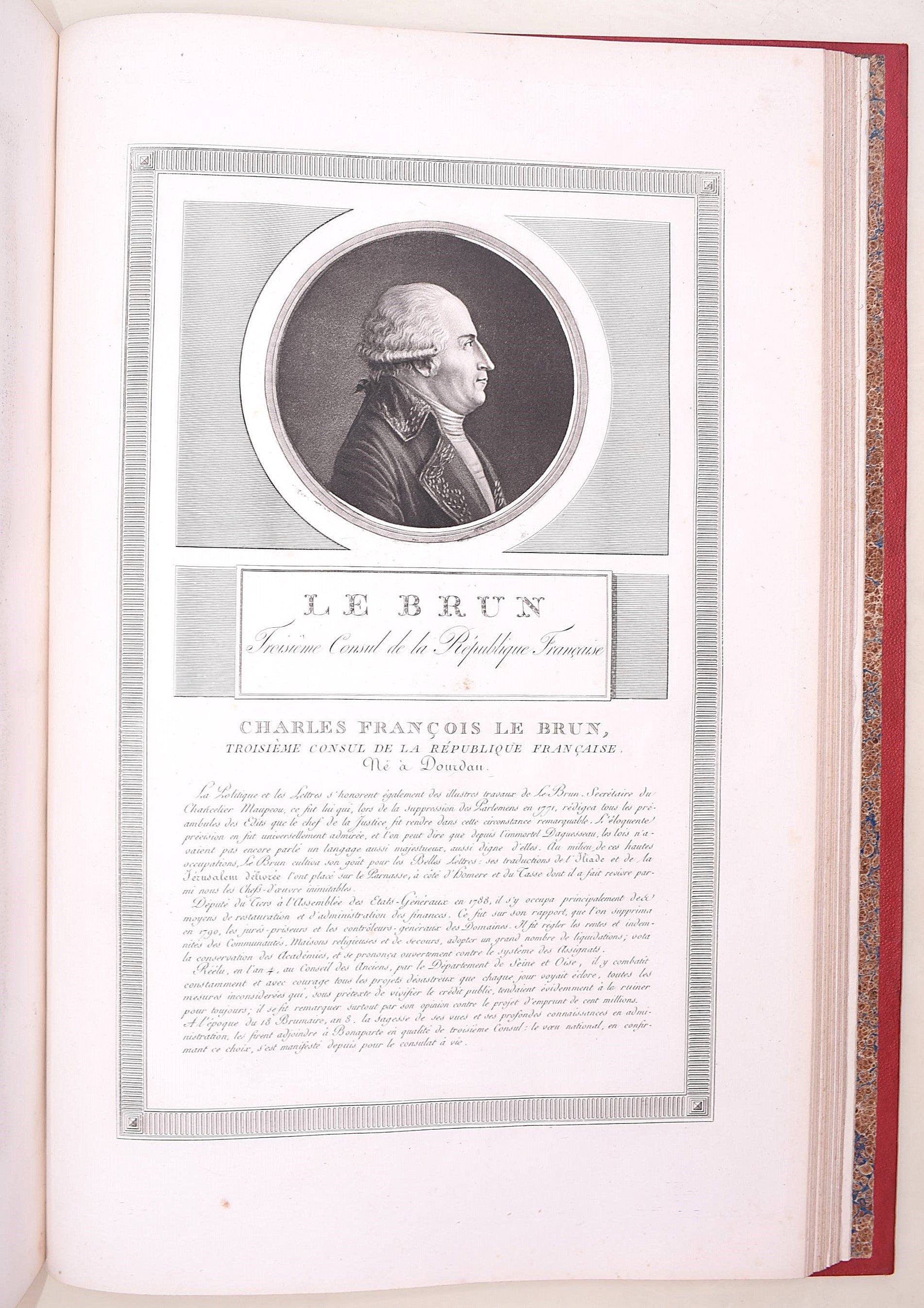 Paris, 1804, Collezione completa dei «Tableaux historiques de la Révolution française», 3 volumi ...