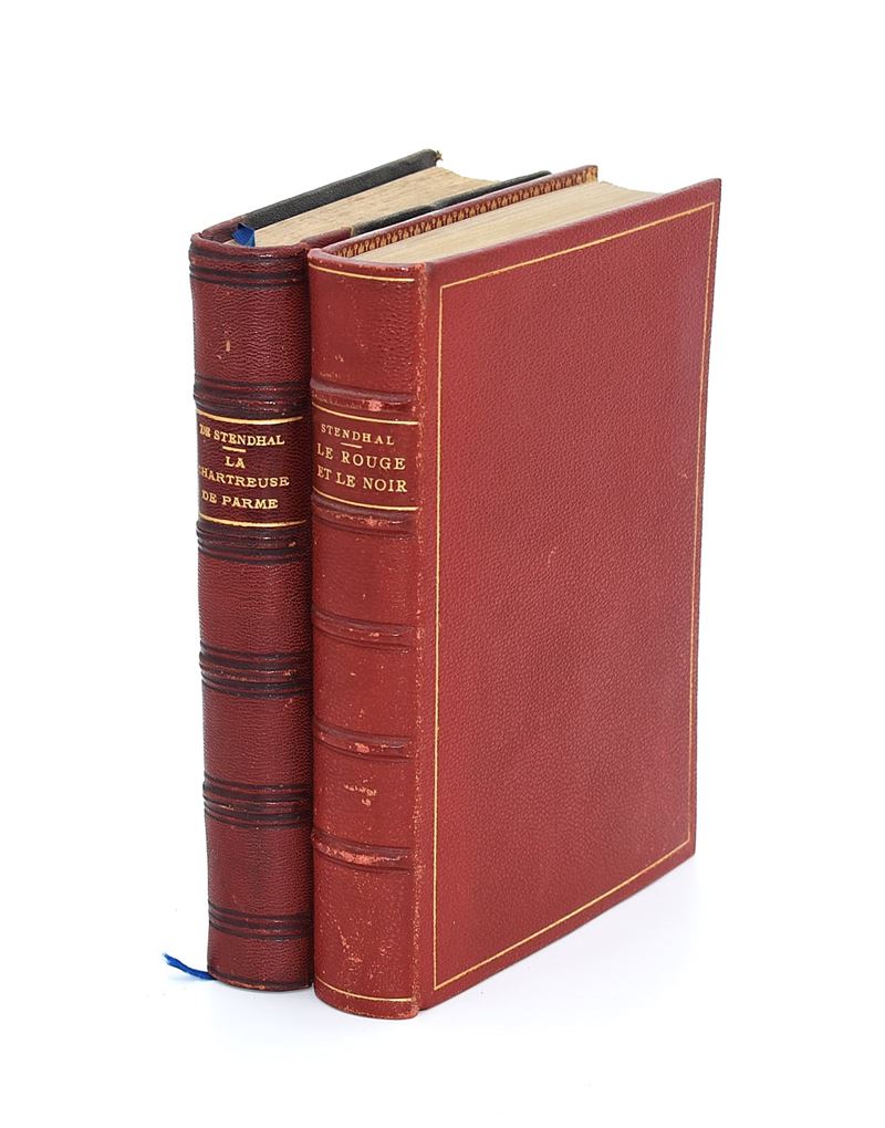 Stendhal, Le Rouge et le Noir. La Certose de Parme (2 volumi), edizioni del XIX secolo