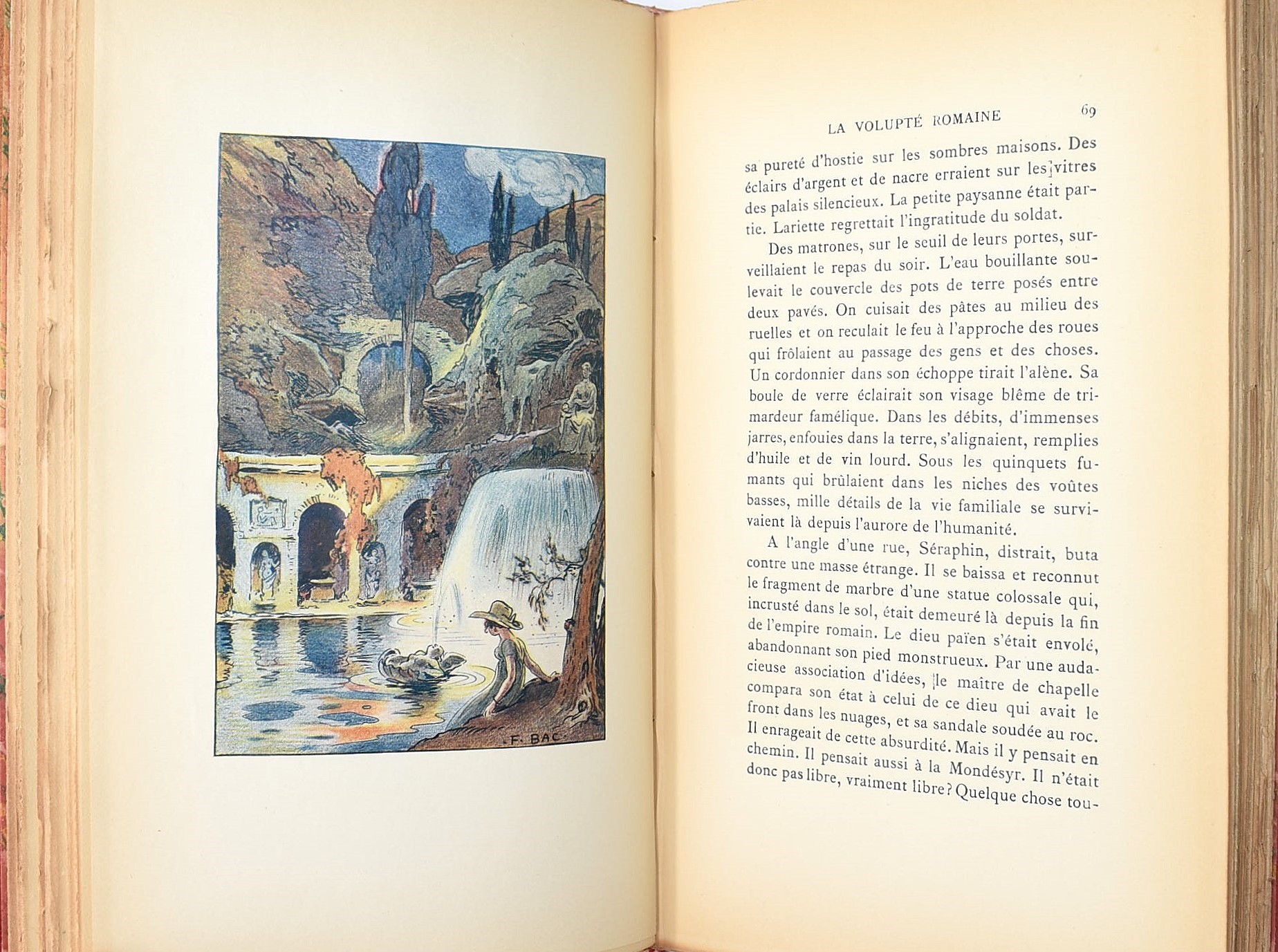 Paris, Louis Conard, Libraire-Éditeur, Bac. La volupté romaine, 1922
