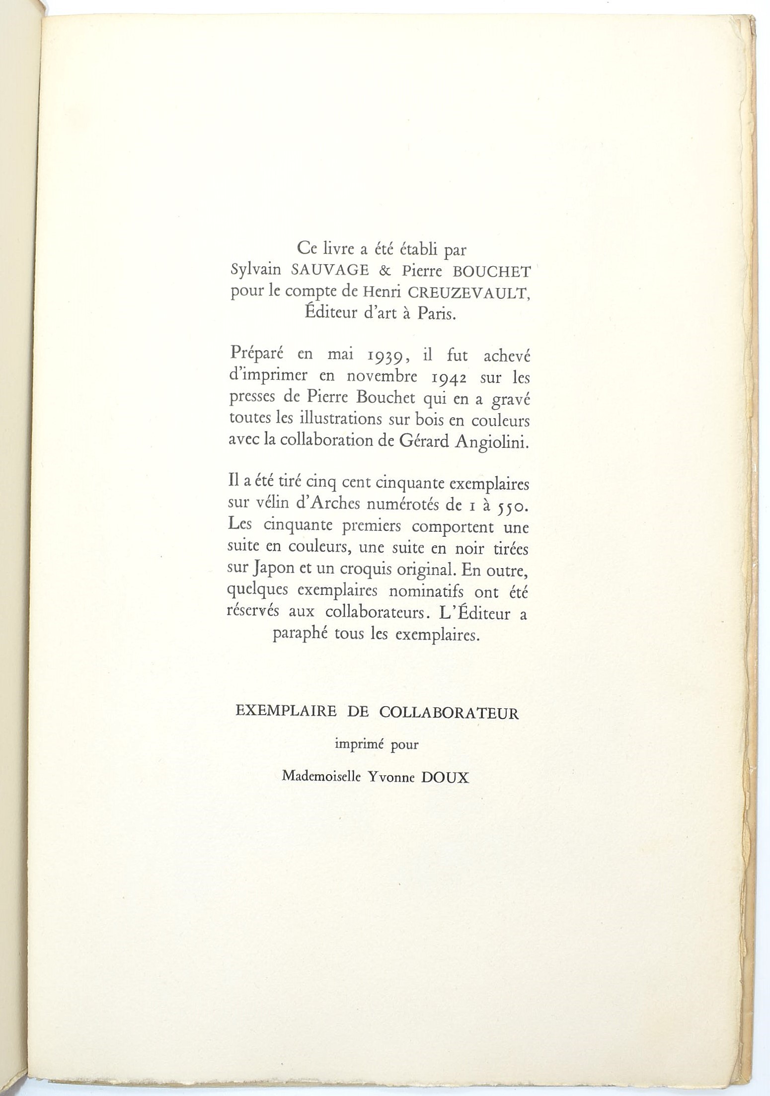 Laurence Sterne, Voyage sentimental en France et en Italie, edizione 1942 con illustrazioni