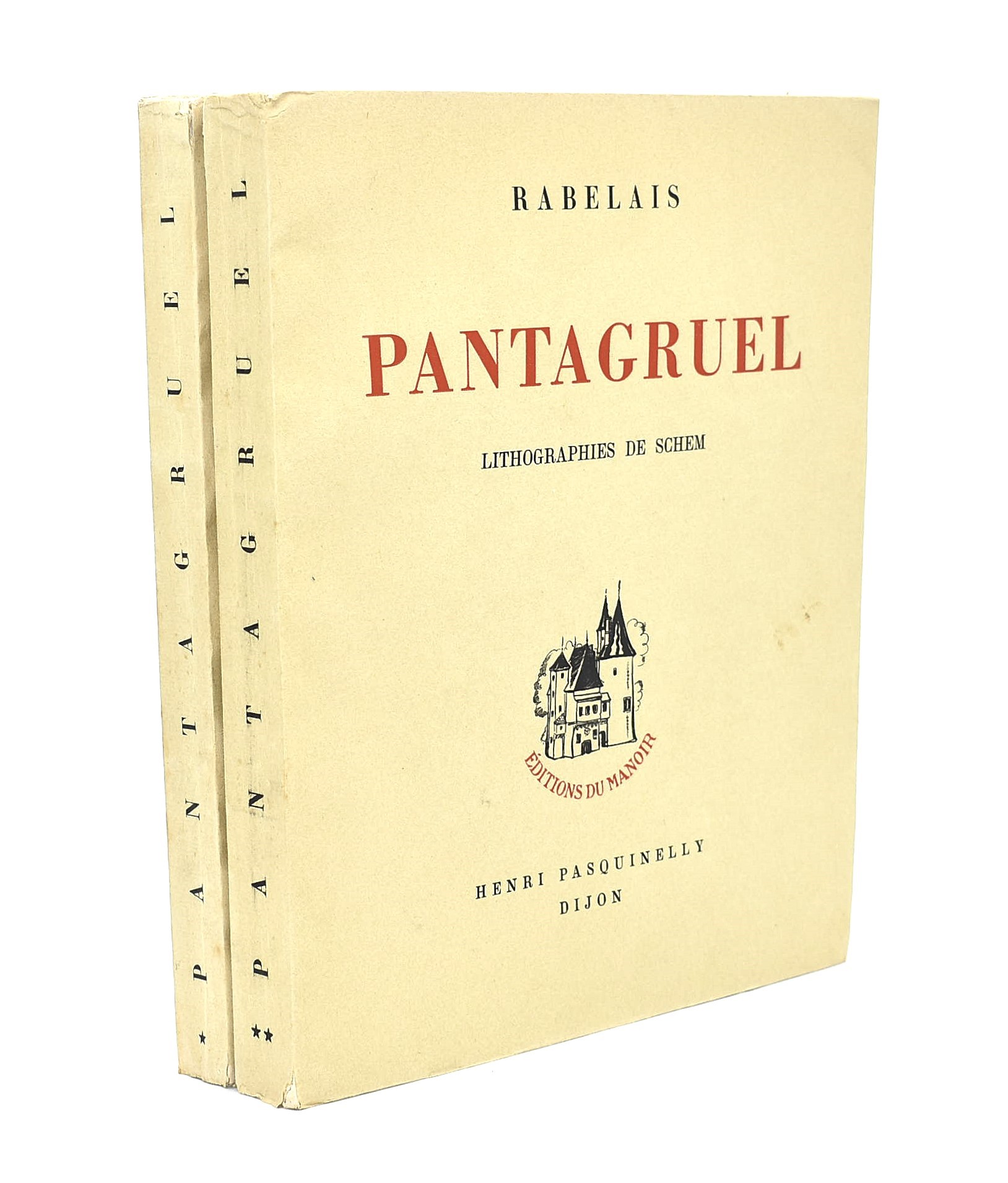 Rabelais, Pantagruel. Lithographies de Schem, 1946 (2 volumi)