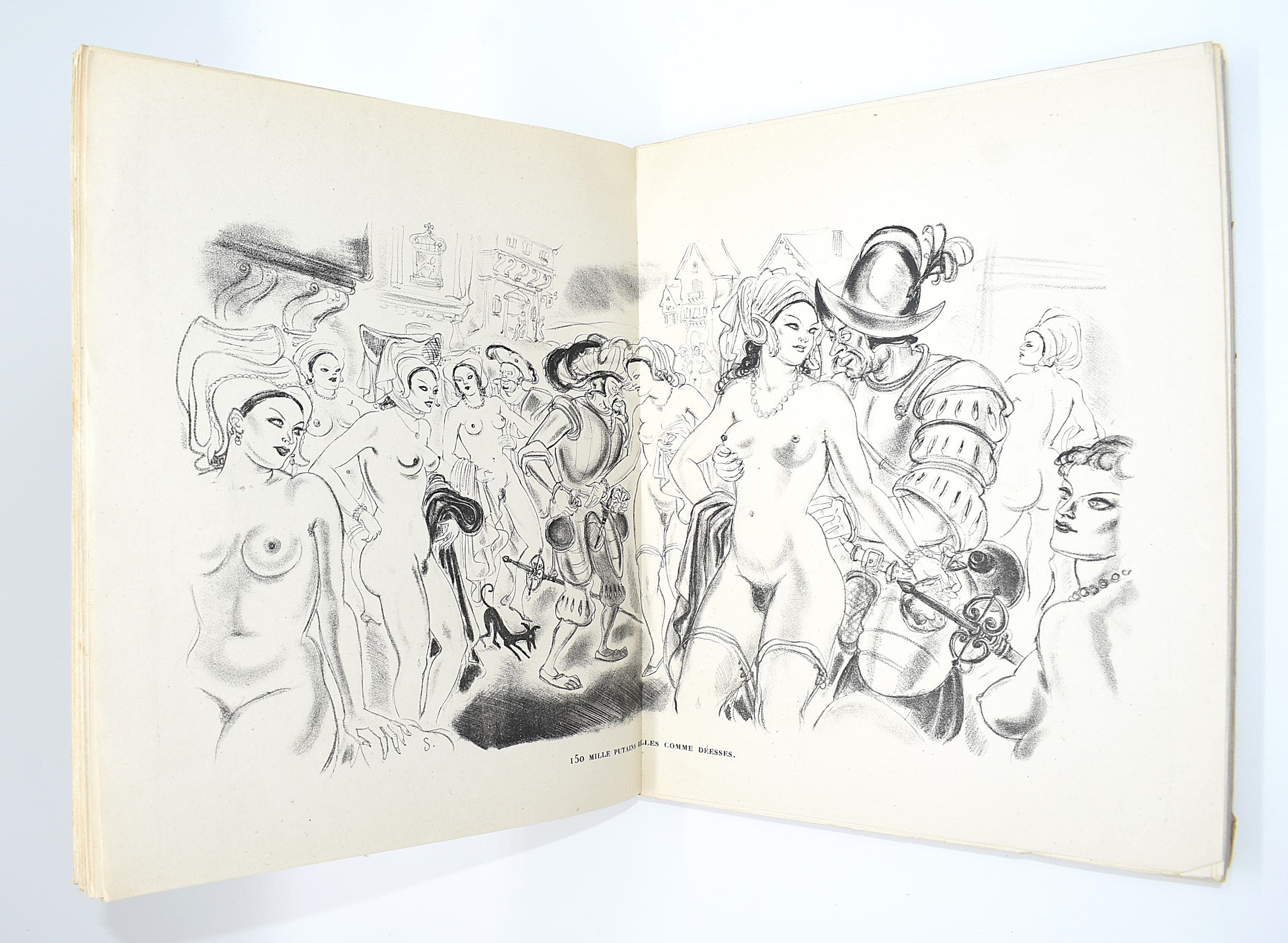 Rabelais, Pantagruel. Lithographies de Schem, 1946 (2 volumi)