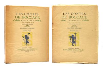 Antoine Le Maçon, Les Contes de Boccace. Decameron (traduzione dall’italiano), 1934