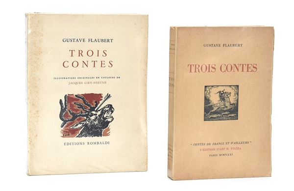 Flaubert, Gustave: Trois Contes. Paris, L’Édition d’Art H. Piazza, 1931 - Éditions Rombaldi, 1952