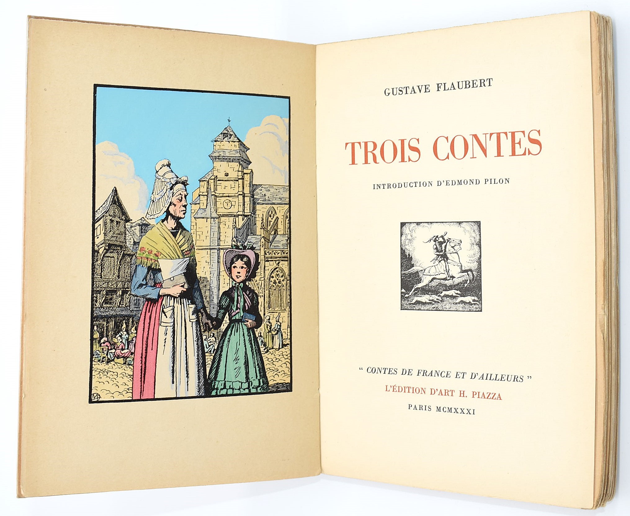 Flaubert, Gustave, Trois Contes (due edizioni illustrate, tirature limitate)
