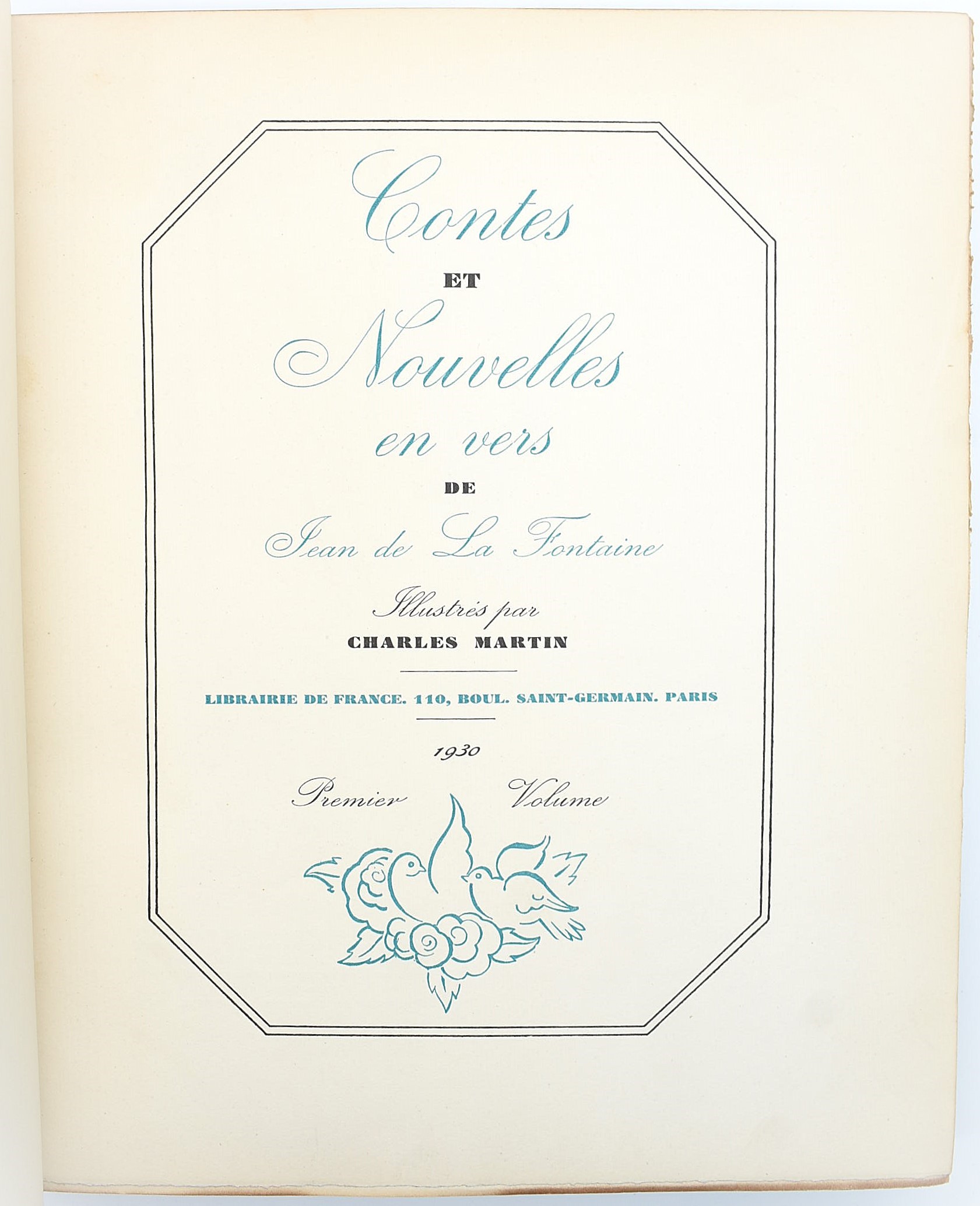 Charles Martin (ill.), Jean de La Fontaine, Les Contes et nouvelles en vers
