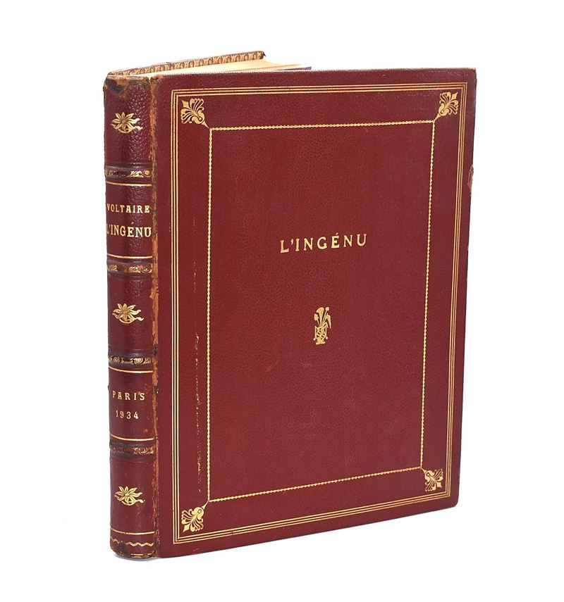 Voltaire, L’Ingénu, edizione illustrata a tiratura limitata, 1934