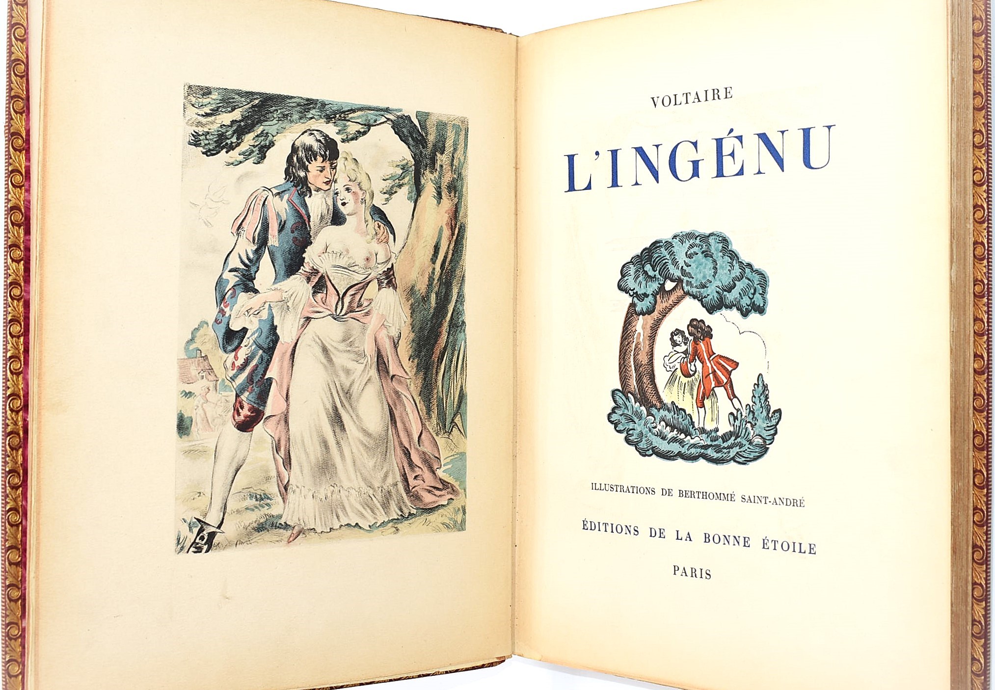 Voltaire, L’Ingénu, edizione illustrata a tiratura limitata, 1934