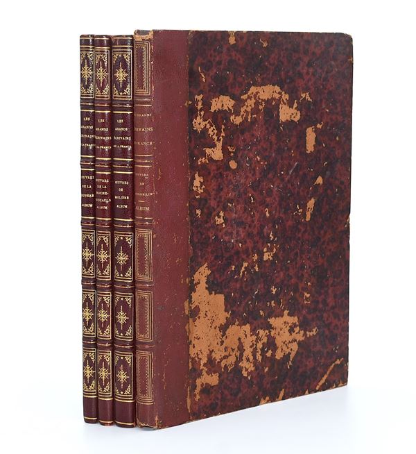 Grandi autori della letteratura francese: album illustrati con facsimili autografi (Hachette, XIX sec.)