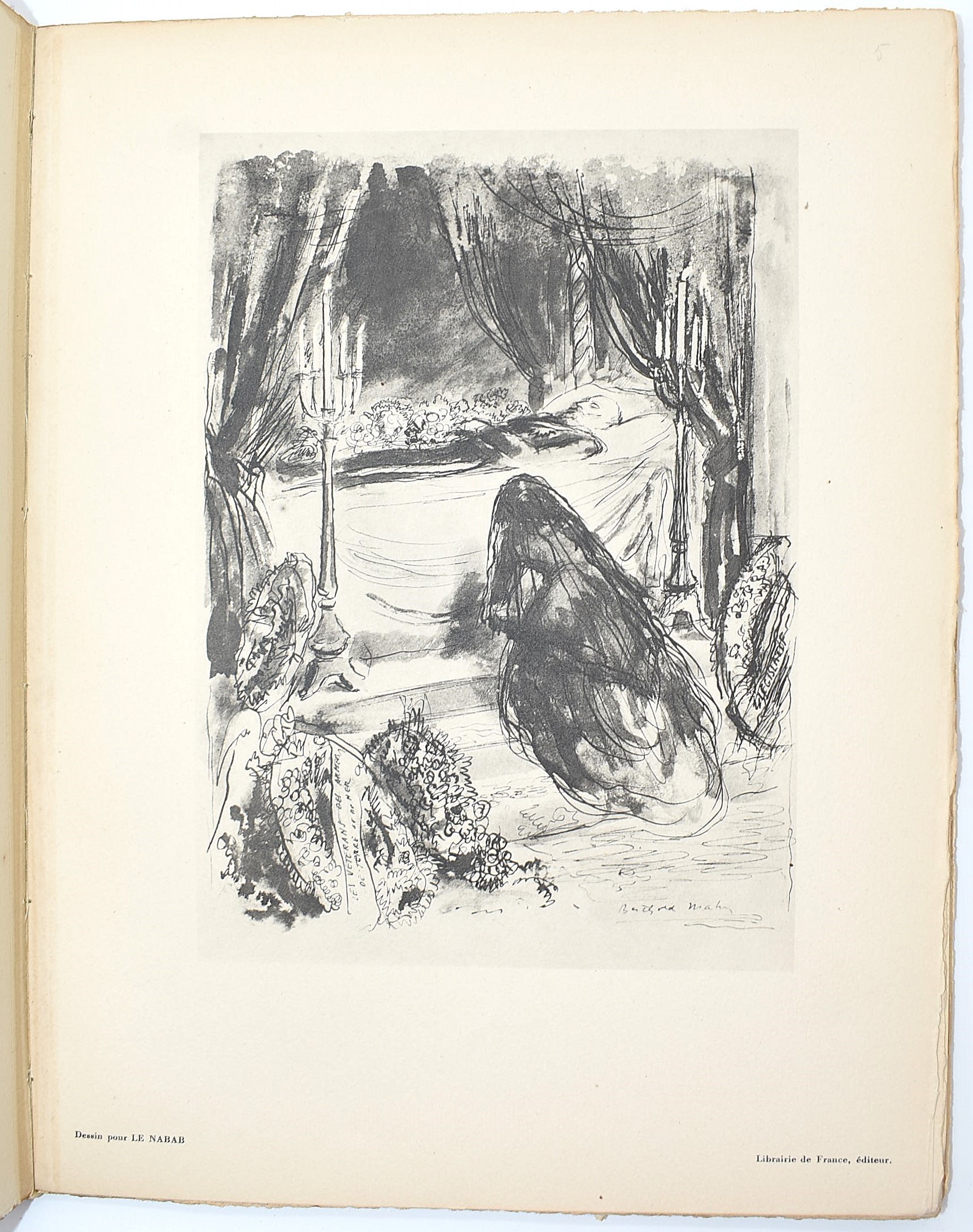 Berthold Mahn, Les artistes du livre. Lettera autografa e firmata (esemplare n. 659), 1930