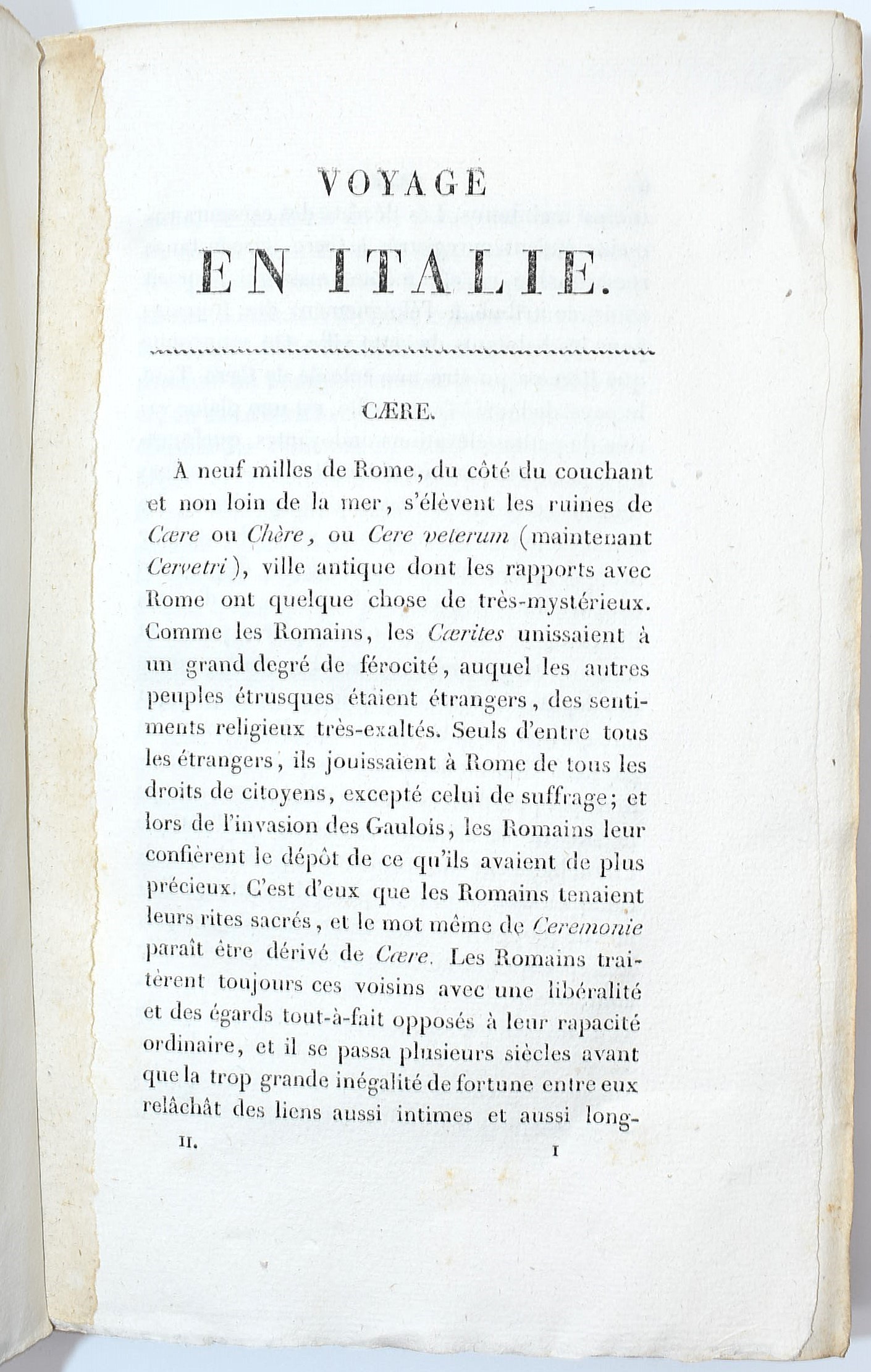 Simond, Voyage en Italie et en Sicile, 1828