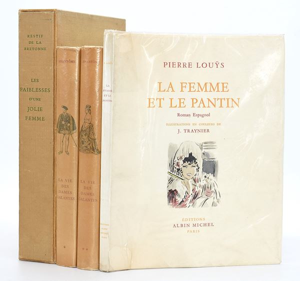 Letteratura libertina e galante francese (3 volumi)