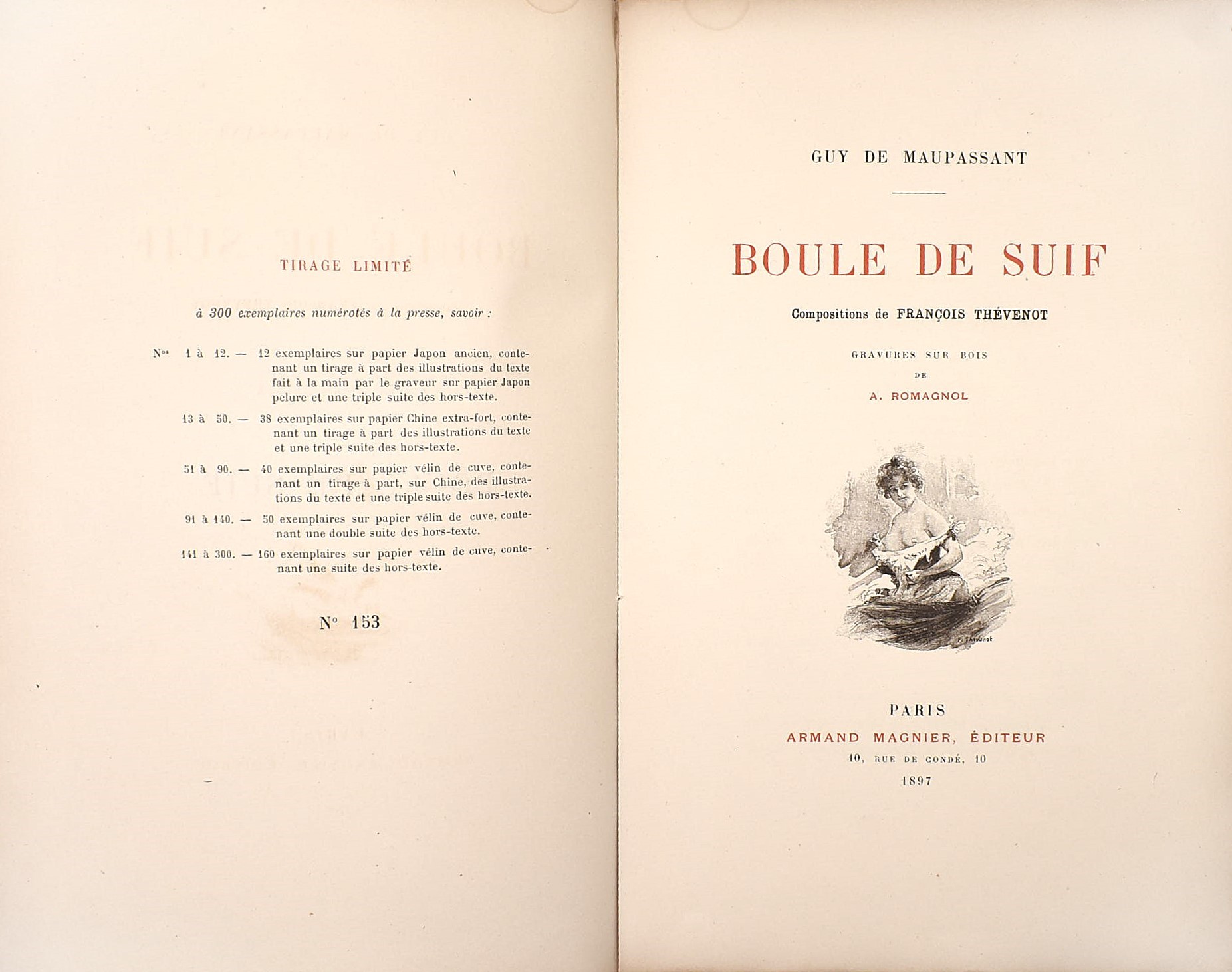 Guy de Maupassant, Boule de Suif; Georges Courteline, Messieurs les ronds-de-cuir; Béroalde de Ve...