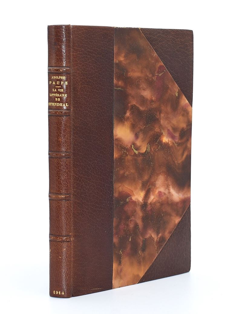 Adolphe Paupe, La vie de Stendhal