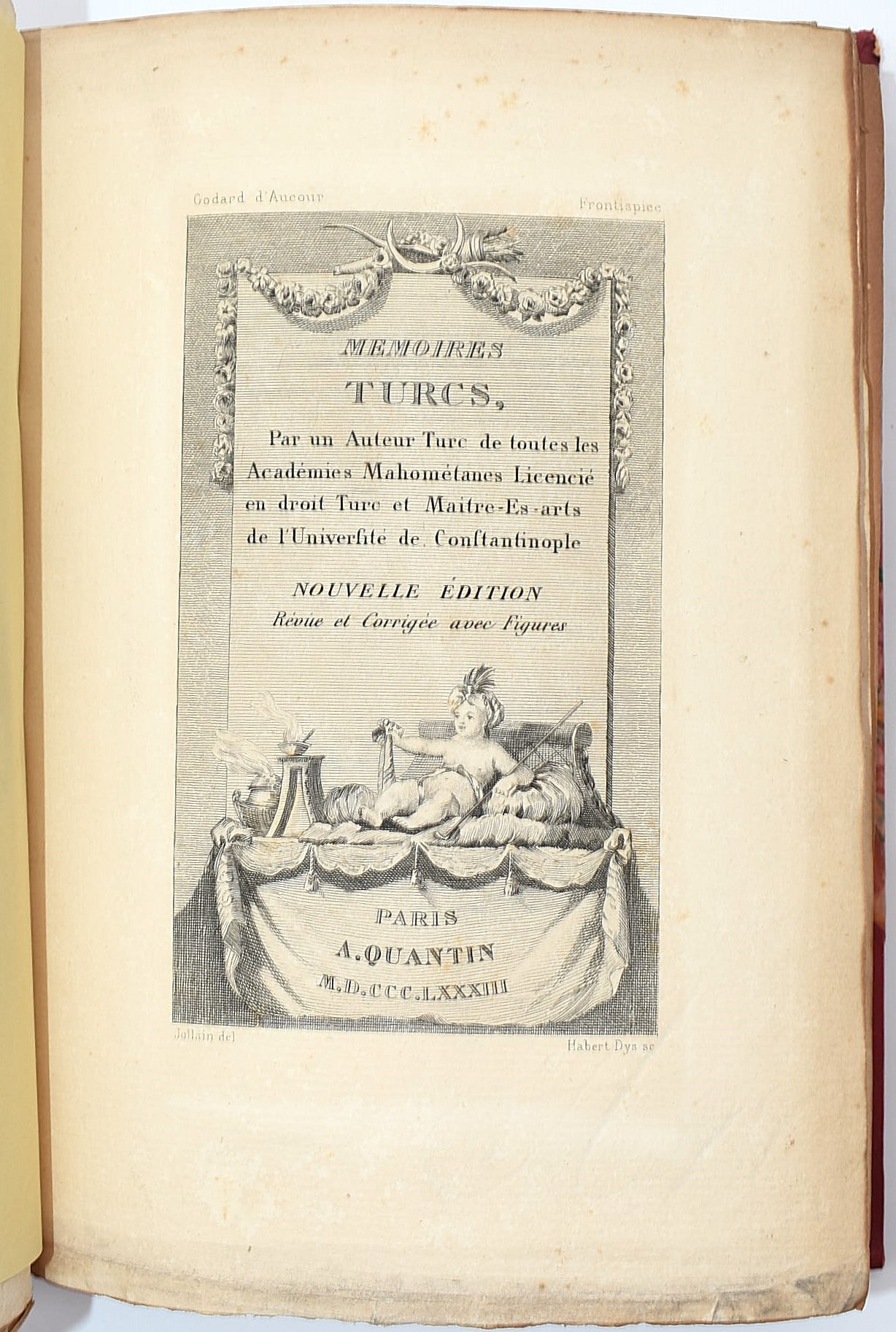 D’Aucour, Contes de Godard—Aucour, Mémoires turcs, 1883