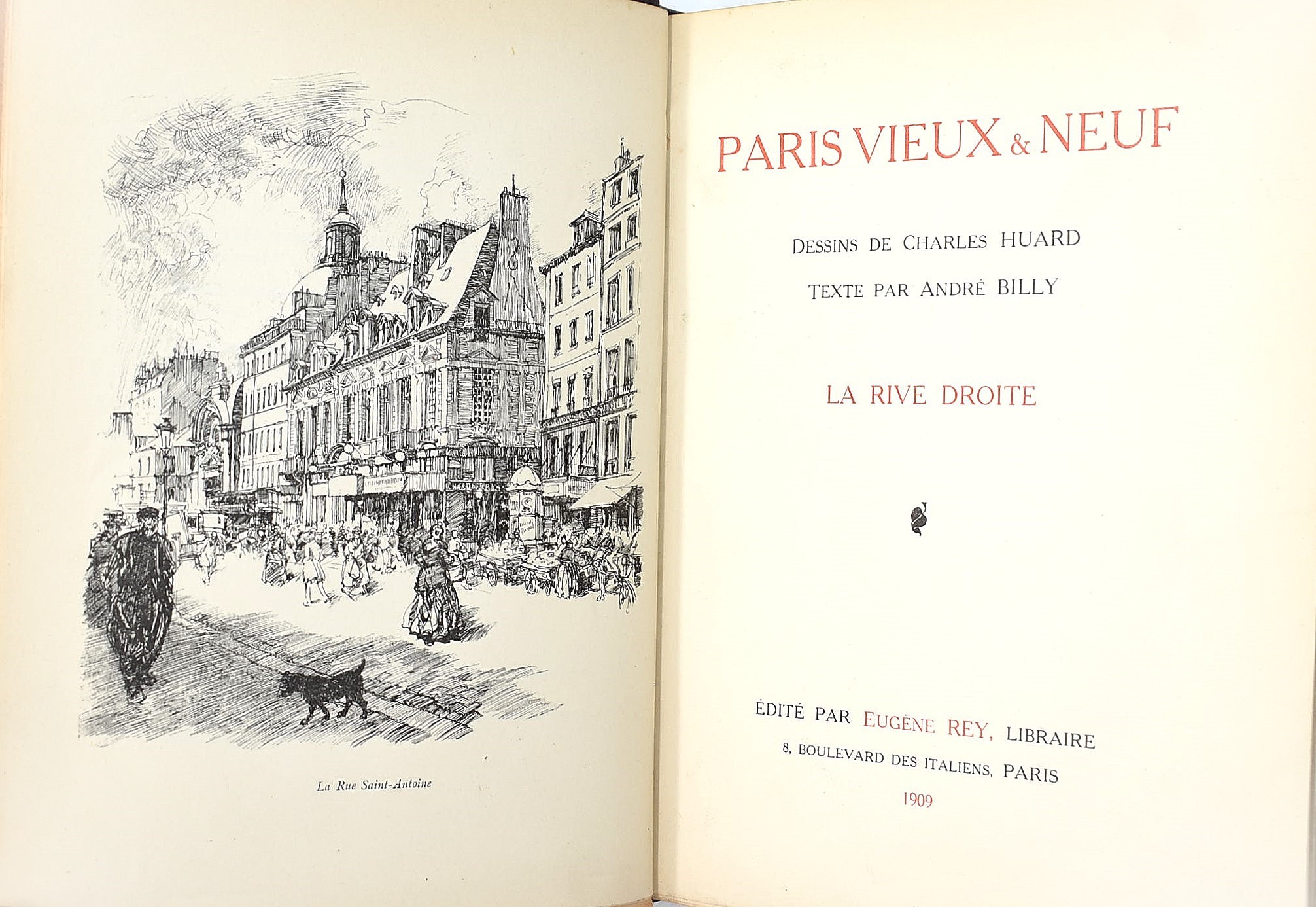 André Billy, Paris Vieux & Neuf. La rive gauche - droite, edizione illustrata, 1909