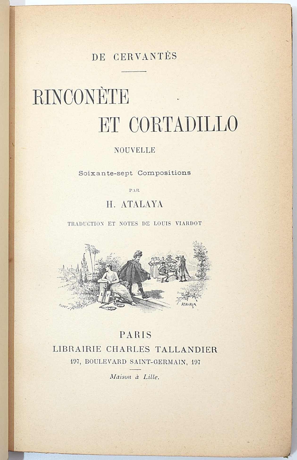 De Cervantès, Rinconète et Cortadillo, edizione illustrata
