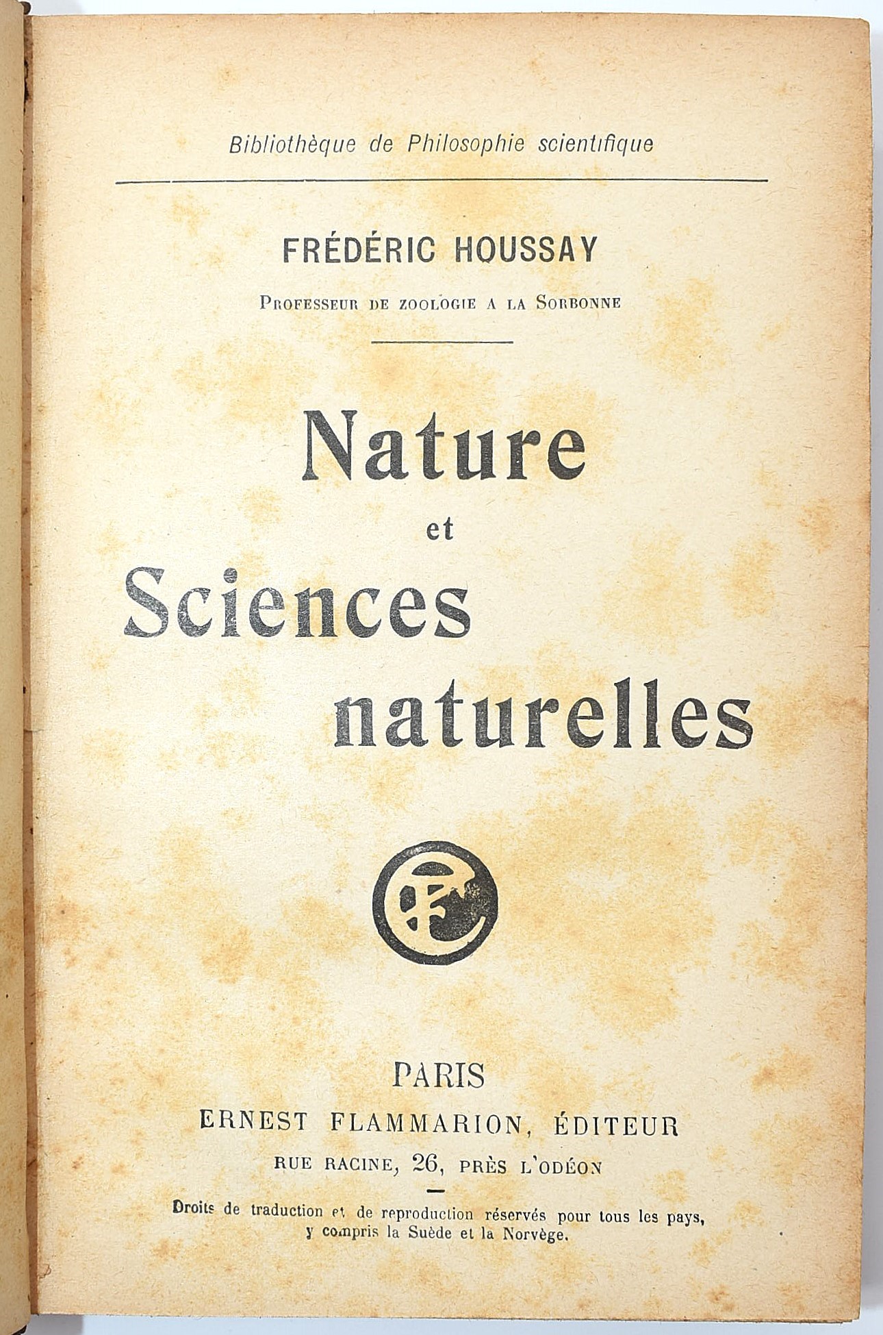 Houssay, Frédéric; Havard, Henry; Salgues, J.-B., Opere tra scienza, tecnica e saggistica (3 volu...