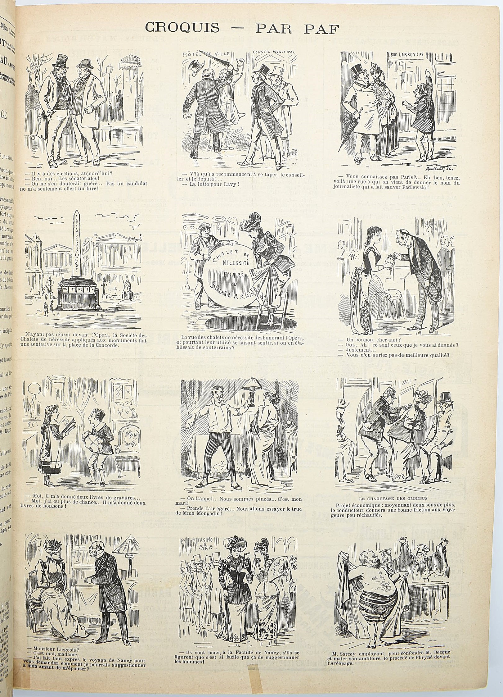 Pierre Véron (diretto da), Le Charivari, raccolta di numeri del 1891