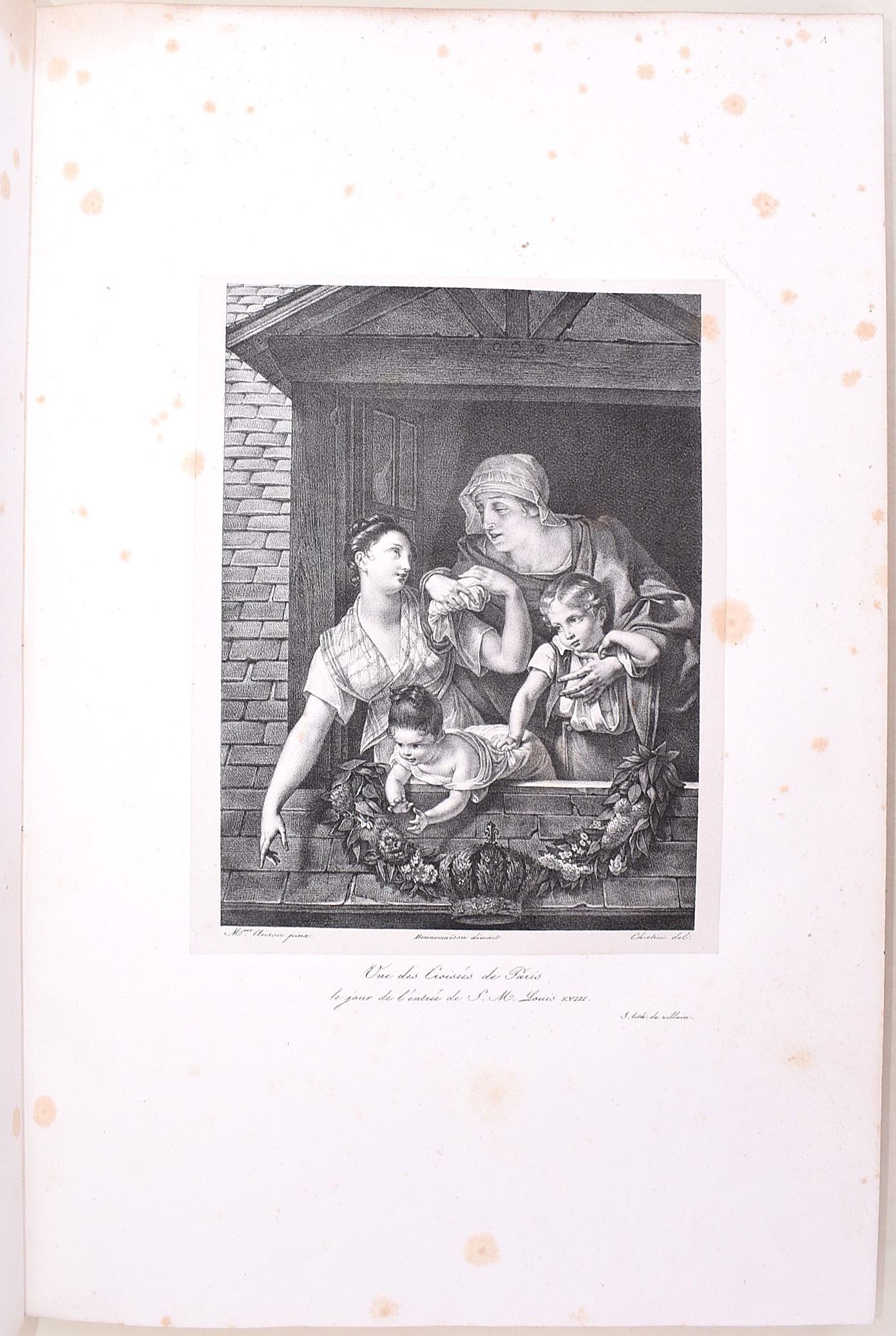 Le Chevalier Bonnemaison, Galerie de son altesse royale Madame la Duchesse de Berry, 1822 (edizio...