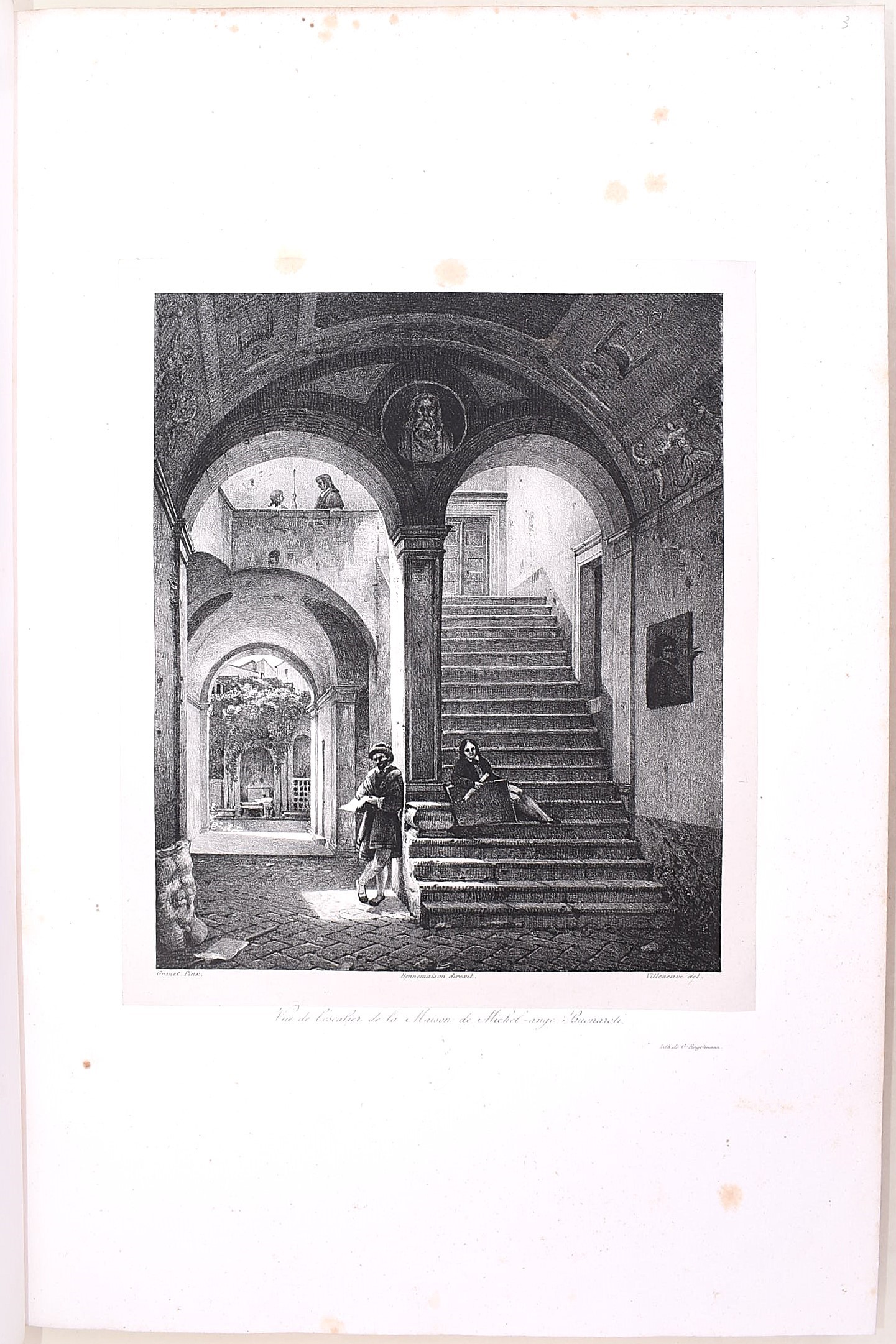 Le Chevalier Bonnemaison, Galerie de son altesse royale Madame la Duchesse de Berry, 1822 (edizio...