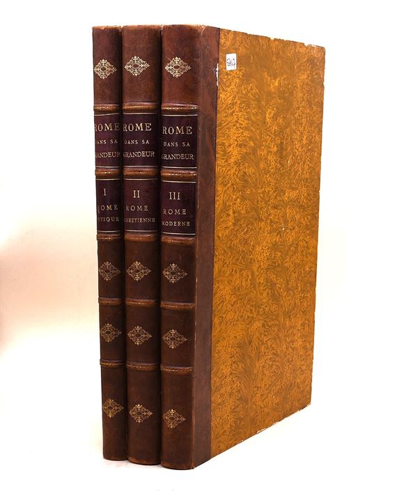 Rome dans sa grandeur : vues, monuments anciens et modernes / dessins d’après nature par Philippe Benoist e Félix Benoist ; texte par Franz de Champagny, 1870