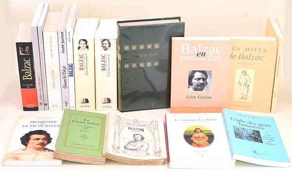 HONORÉ DE BALZAC – Opere, edizioni e studi critici (17 volumi)  - Asta Tesori della Bibliofilia Francese & Legature d'arte firmate | Balzac, Rivoluzione, Napoleone: una raccolta d'eccezione tra XVIII e XX secolo - Casa d'Aste Arcadia