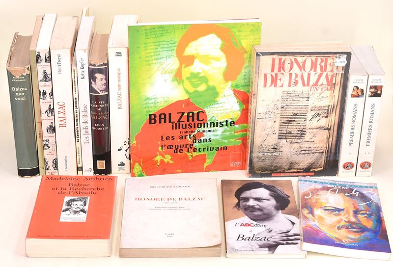 Onoré de Balzac e studi critici, primi romanzi e monografie su Balzac, raccolta in 16 volumi