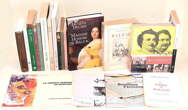 HONORÉ DE BALZAC – Opere narrative, edizioni illustrate e ampia raccolta di studi critici (19 volumi)  - Asta Tesori della Bibliofilia Francese & Legature d'arte firmate | Balzac, Rivoluzione, Napoleone: una raccolta d'eccezione tra XVIII e XX secolo - Casa d'Aste Arcadia