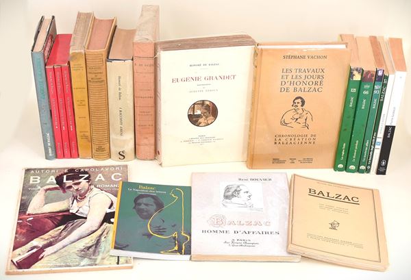 HONORÉ DE BALZAC – Opere in traduzione italiana e studi critici (18 volumi)  - Asta Tesori della Bibliofilia Francese & Legature d'arte firmate | Balzac, Rivoluzione, Napoleone: una raccolta d'eccezione tra XVIII e XX secolo - Casa d'Aste Arcadia
