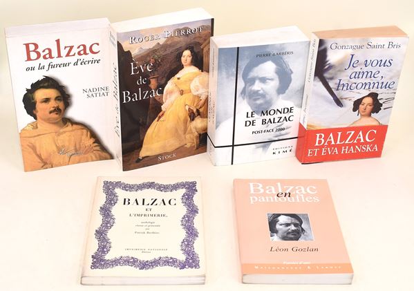 Honoré de Balzac – Studi, biografie e saggi critici (6 volumi)