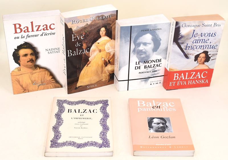 Léon Gozlan, Balzac en pantoufles; Nadine Satiat, Balzac ou la fureur d'écrire; Roger Pierrot, Év...