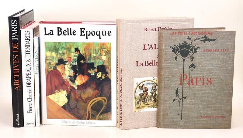 AA. VV., La Belle Époque (Parigi e società) e studi storico-iconografici: 7 volumi
