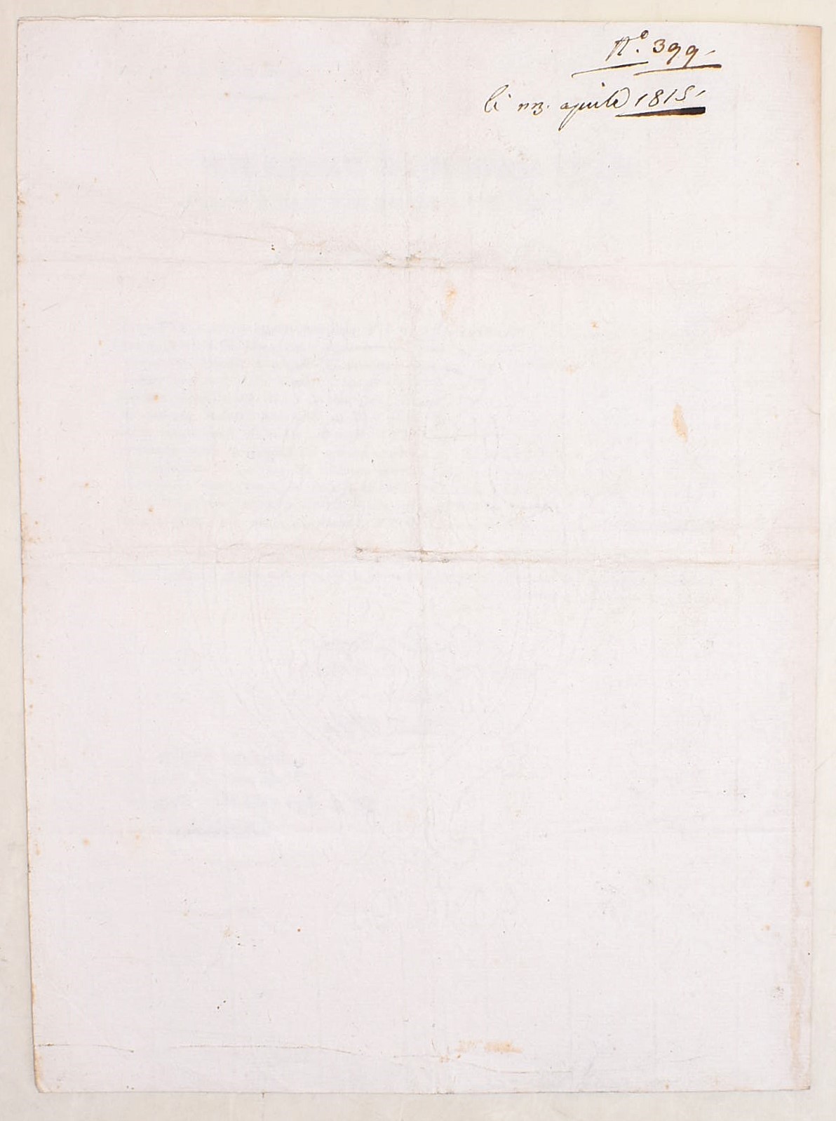 Armata Napoletana, Ordine del giorno disciplinare (Ancona, 18 aprile 1815)