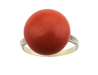 Anello con Spola di Corallo