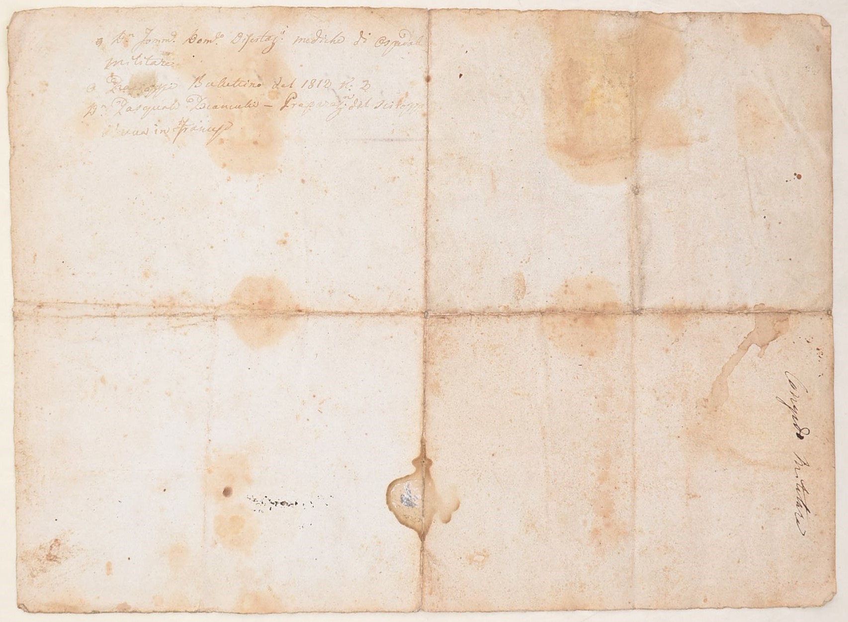 De Lorenzo, Reggimento de’ Veliti, 25 dicembre 1814