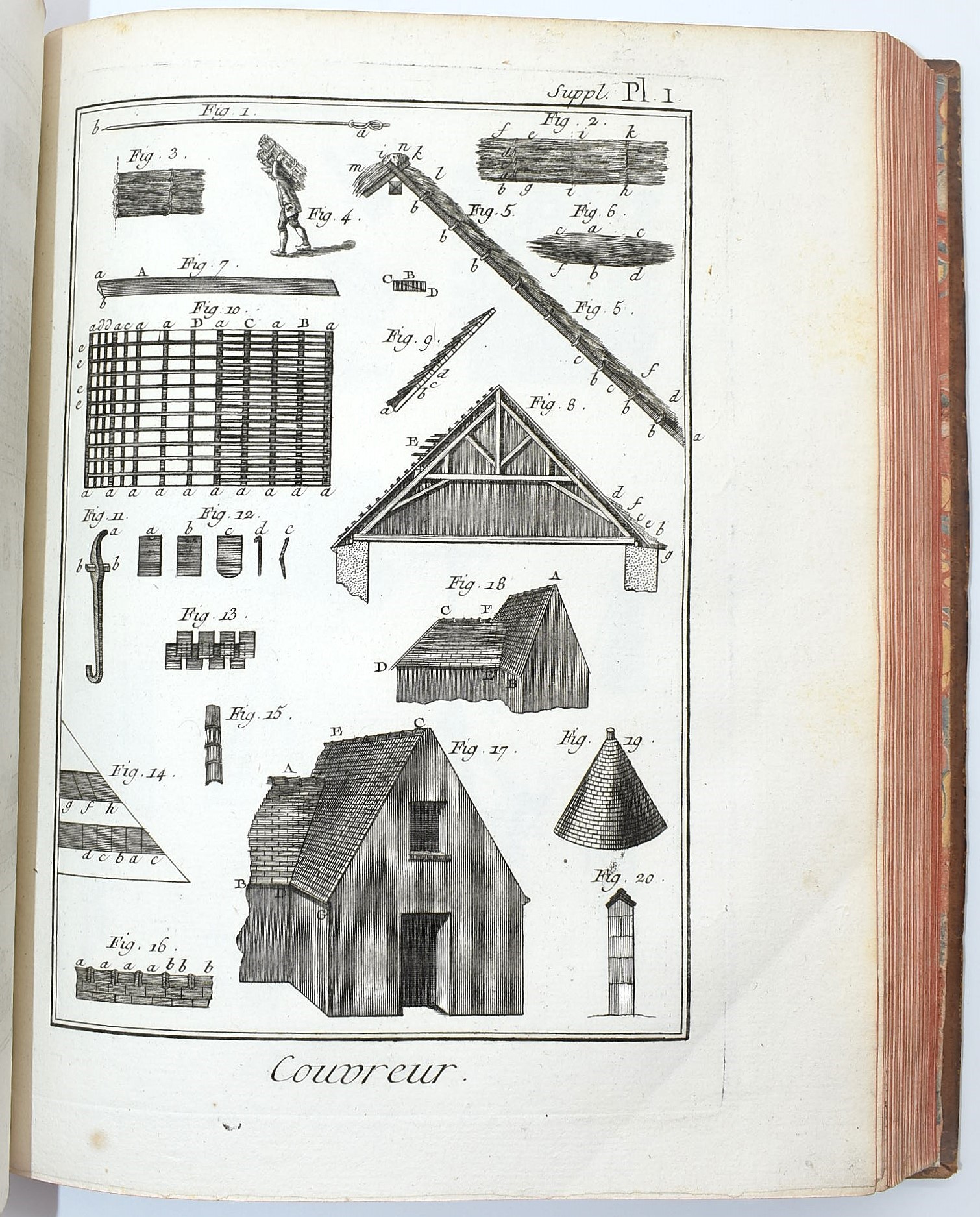 Diderot, D’Alembert, Encyclopédie — edizione terza, 39 volumi (1778-1779)