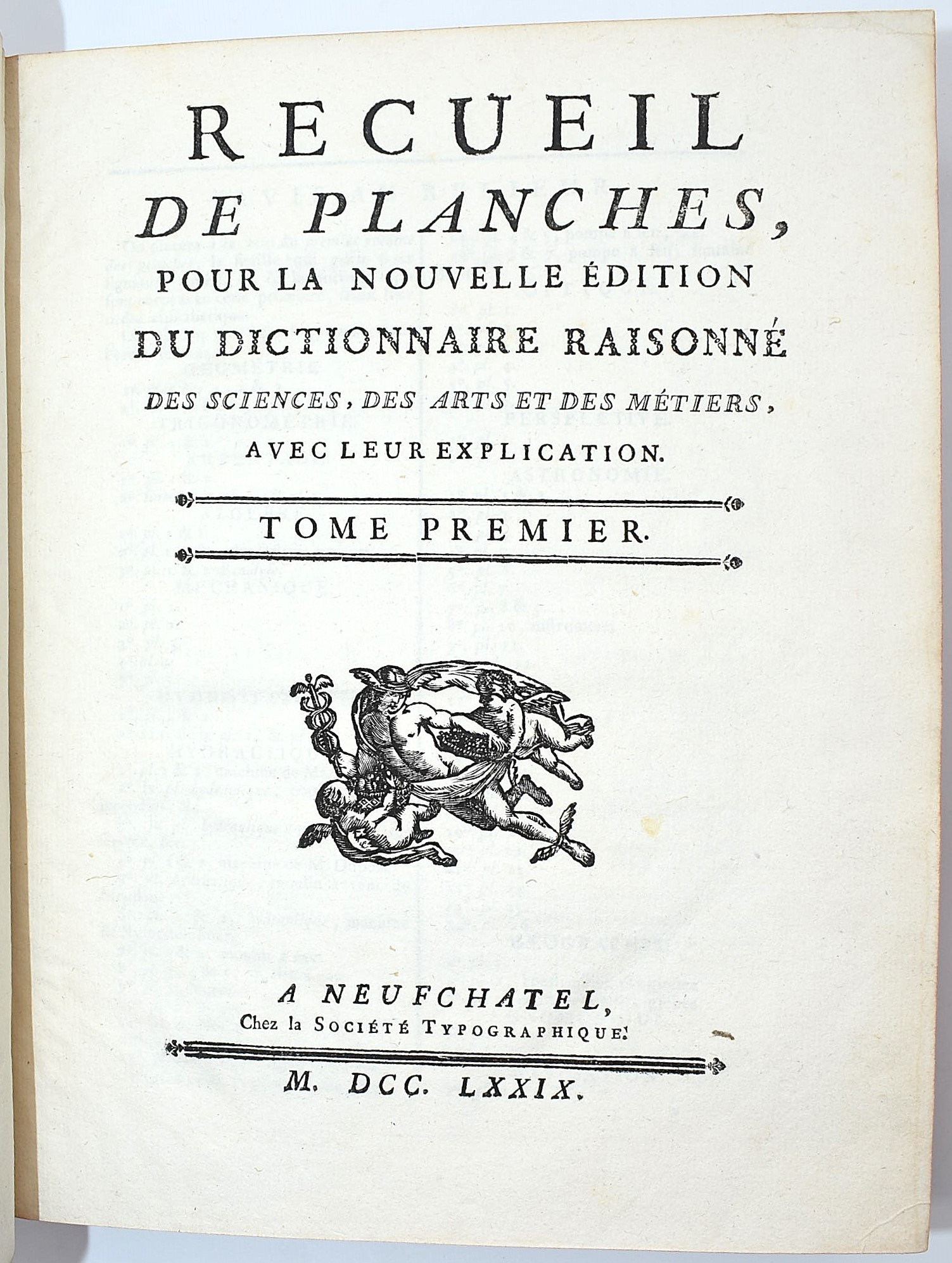 Diderot, D’Alembert, Encyclopédie — edizione terza, 39 volumi (1778-1779)