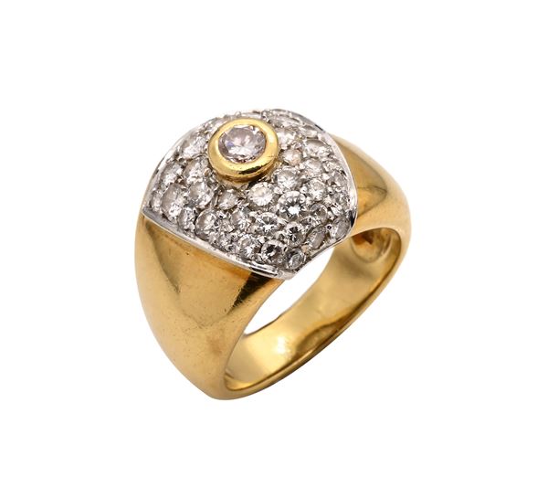 Damiani - Anello in oro e brillanti