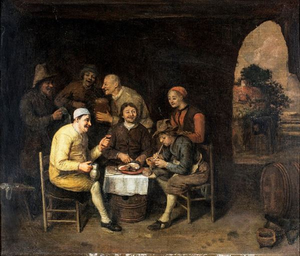 Philips de Koninck - INTERNO DI OSTERIA