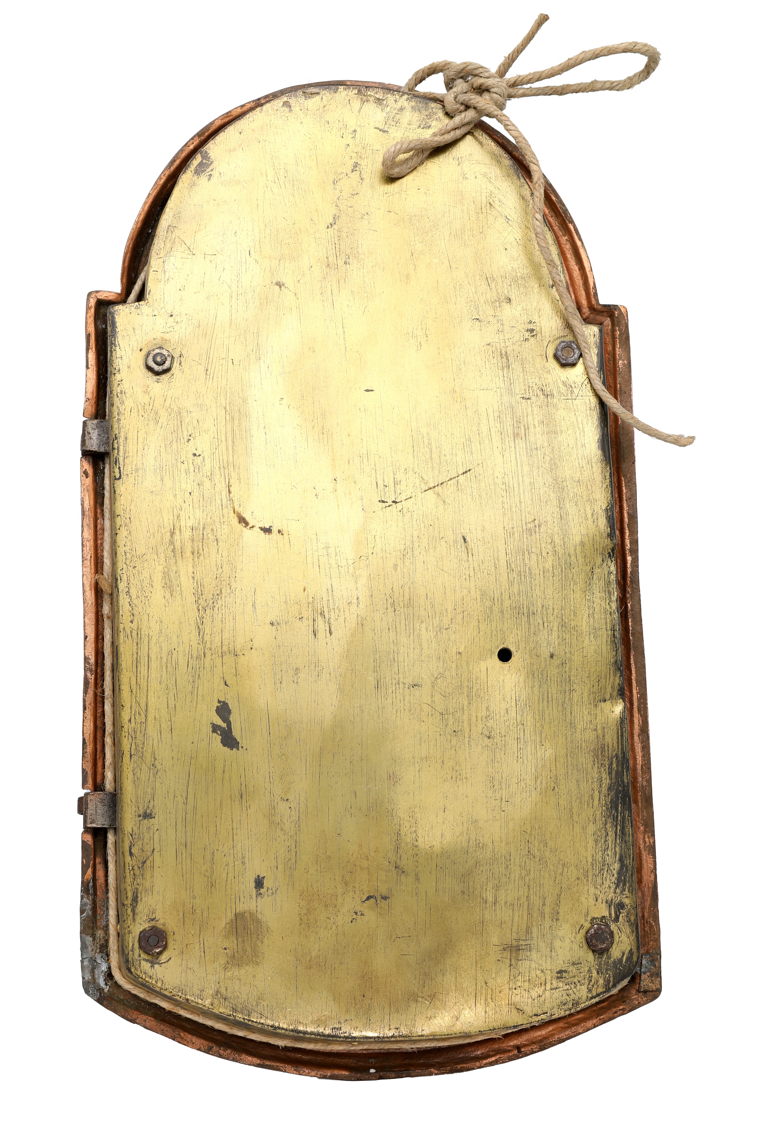 Sportello di tabernacolo in metallo sbalzato e dorato, XIX secolo