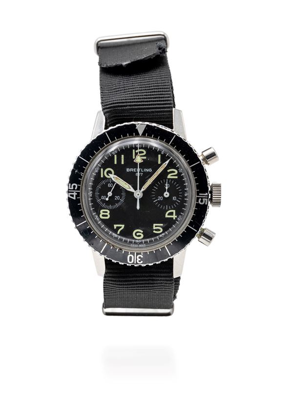 Breitling cronografo militare in acciaio