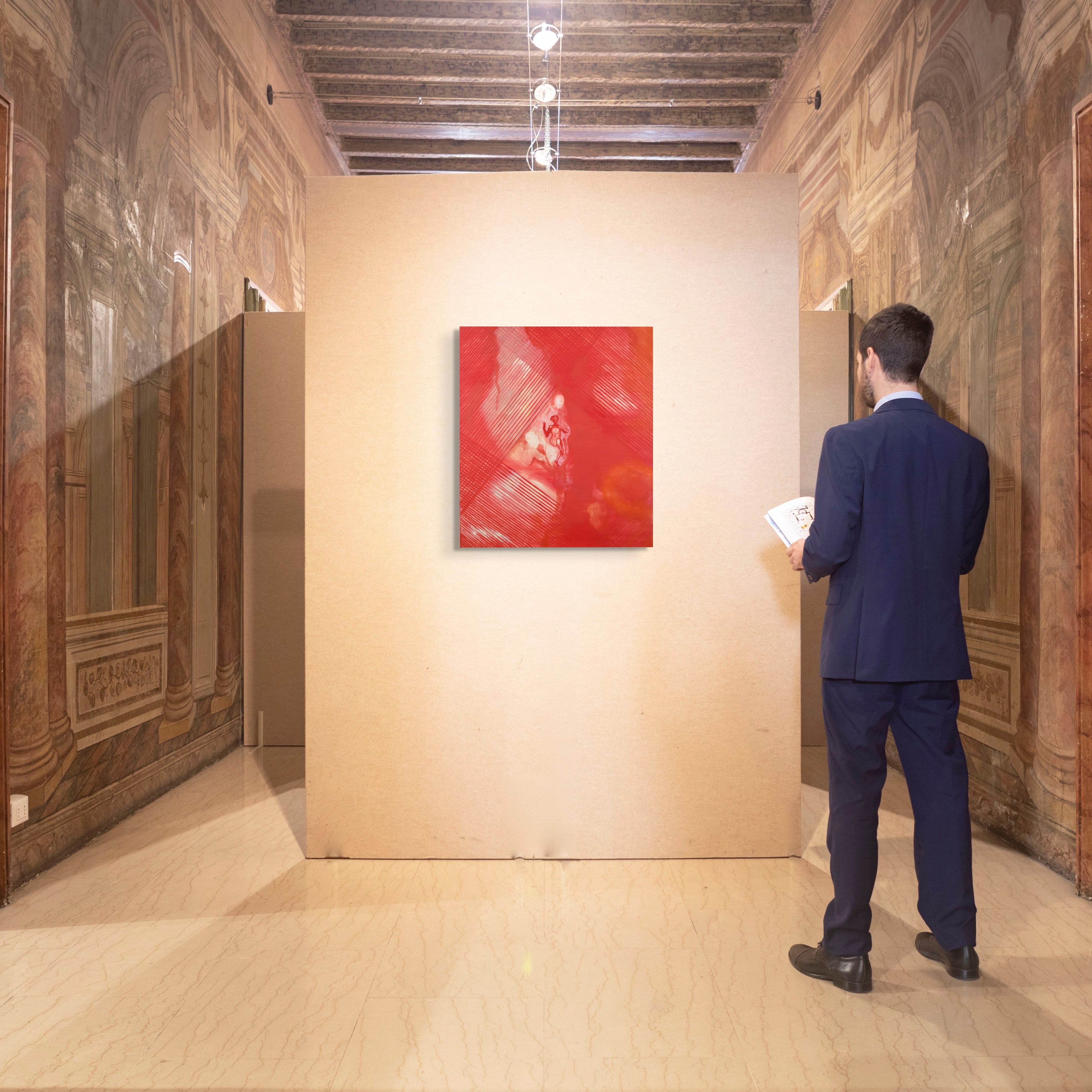 Giuseppe Gallo - Senza titolo, olio su tela (cm 80x70), 1994