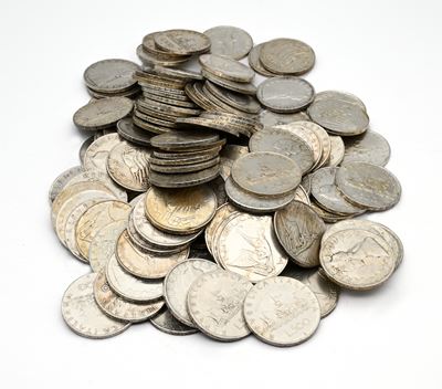 Lotto numismatico, 114 monete da 500 Lire della Repubblica italiana