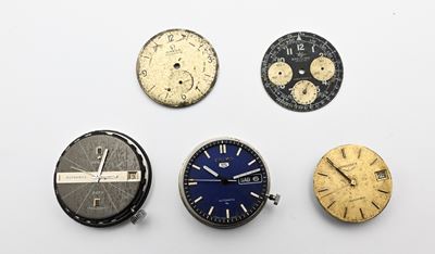 Longines, Zenith e Seiko: tre meccanismi automatici con datario (L633.1 da revisionare; 2552PC fu...