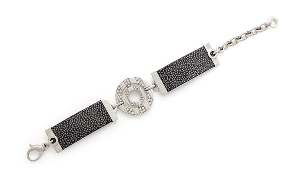 Bulgari, bracciale in oro e brillanti