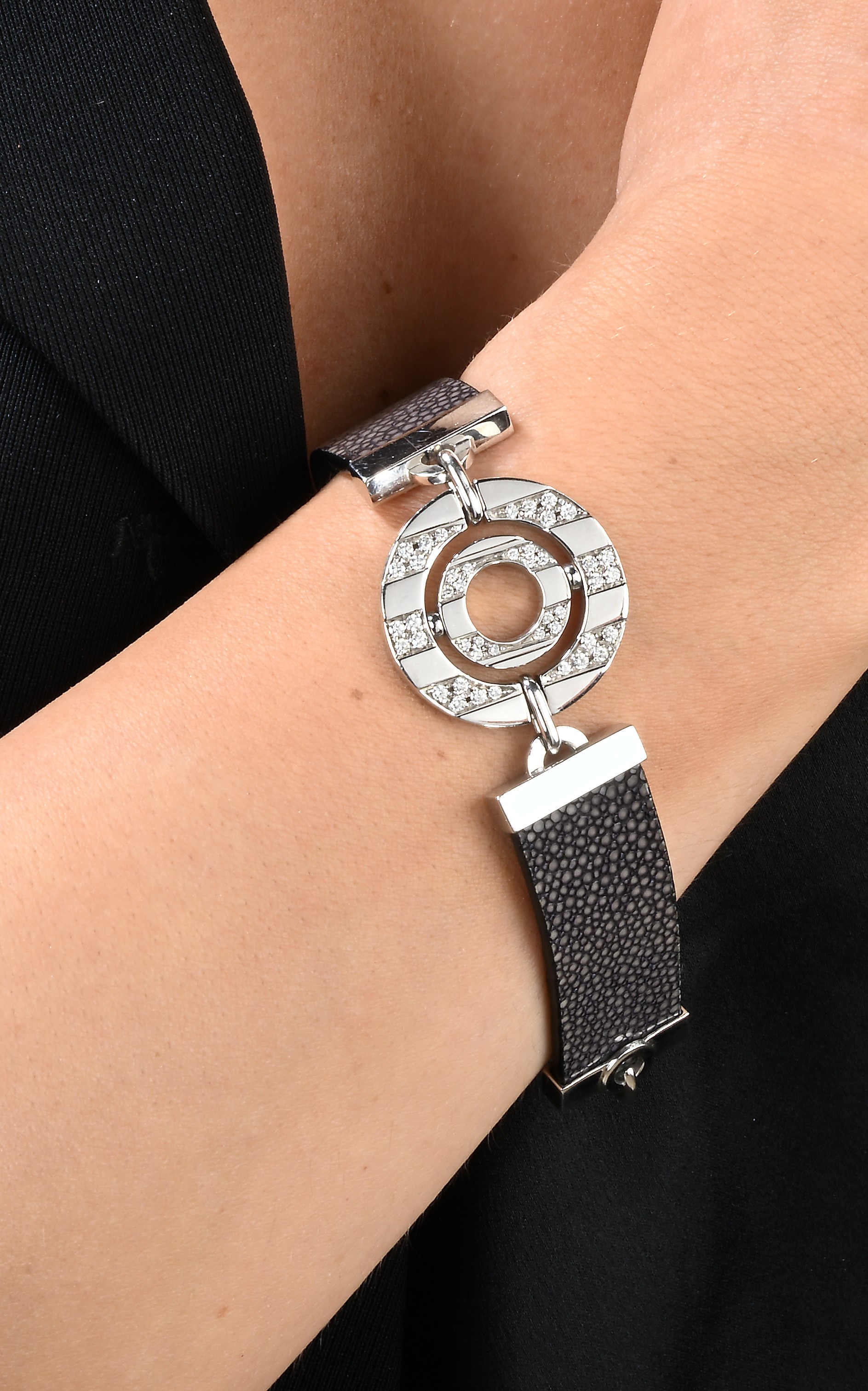 Bulgari, bracciale in oro e brillanti