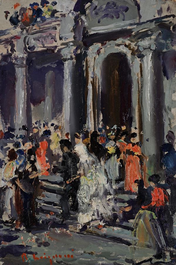 L'uscita dalla chiesa